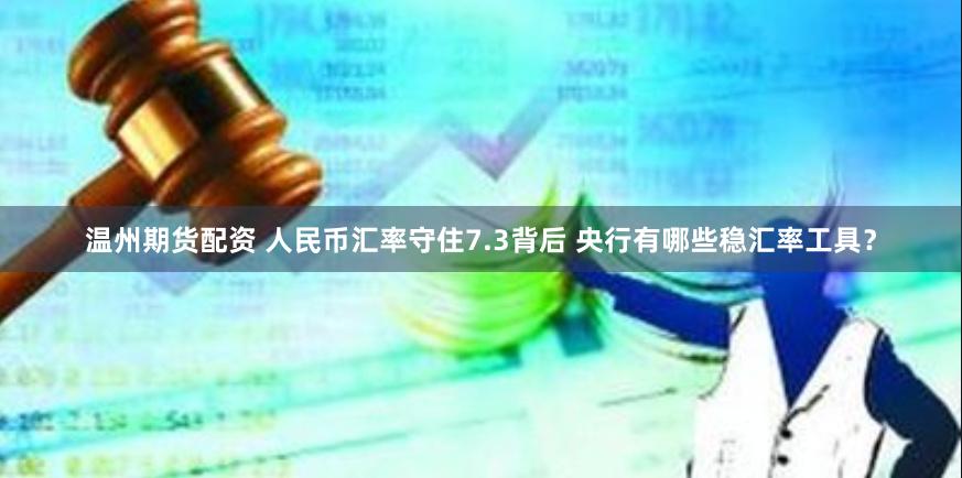 温州期货配资 人民币汇率守住7.3背后 央行有哪些稳汇率工具？