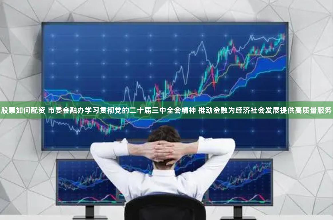 股票如何配资 市委金融办学习贯彻党的二十届三中全会精神 推动金融为经济社会发展提供高质量服务